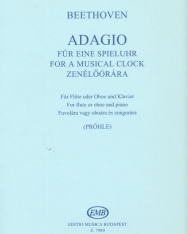 Ludwig van Beethoven: Adagio für eine Spieluhr / Zenélőórára  (fuvola/oboa)