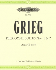 Edvard Grieg: Peer Gynt Suites 1 & 2 op. 46 & 55 (4 kezes)