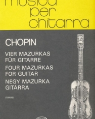 Frédéric Chopin: Négy mazurka - gitár