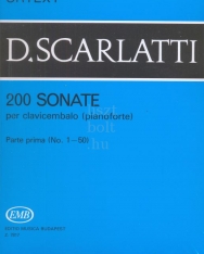 Domenico Scarlatti: 200 Sonata I-IV. (Urtext, a 4 kötet összecsomagolva)