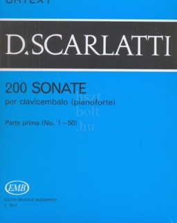 Domenico Scarlatti: 200 Sonata I-IV. (Urtext, a 4 kötet összecsomagolva)