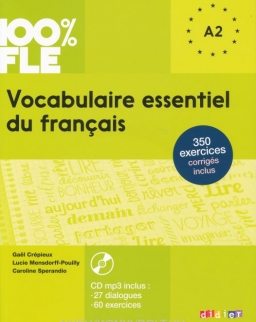 Vocabulaire essentiel du francais A2 Livre avec CD Audio MP3 - 100 % FLE
