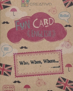 Fun Card English: Who, When, Where....
