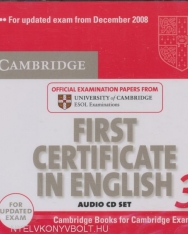 Cambridge First Certificate in English 3 Official Examination Past Papers Audio CDs (2) for Updated Exam 2008 (Practice Tests)