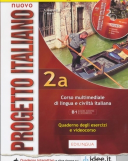 Nuovo Progetto Italiano 2a Quaderno degli esercizi e videocorso + DVD - Edizione Ungerese 2016