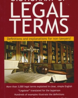 Barron's Dictionary of Legal Terms - Definitions and explanations for non-lawyers! - 5th Edition