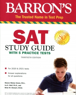 SAT Study Guide with 5 Practice Tests (Barron's Test Prep) - Thirtieth Edition