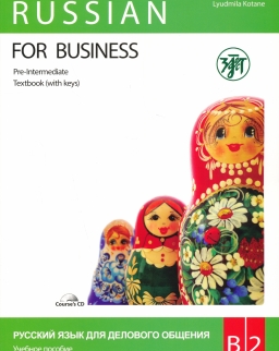 Russian for Business Pre-Intermediate textbook, workbook with keys and CD