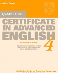 Cambridge Certificate in Advanced English 4 Teacher's book