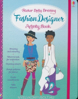 Usborne Sticker Dolly Dressing Fashion Designer Activity Book