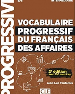 Vocabulaire progressif du français des affaires- Niveau intermédiaire - Livre + CD - 2eme édition - Nouvelle couverture