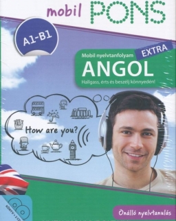 Pons Mobil nyelvtanfolyam Extra - Angol A1-A2 Könyv + 2 CD