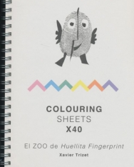 El ZOO de Huellita Fingerprint Colouring Sheets