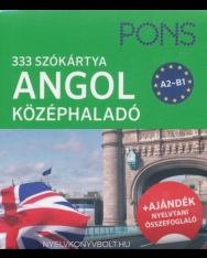 PONS 333 szókártya angol középhaladó A2-B1