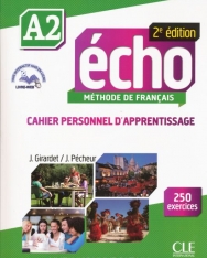 Écho A2 Méthode de francais 2eme édition - Cahier d'exercices + CD audio + Corrigés et transcriptions