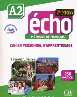 Écho A2 Méthode de francais 2eme édition - Cahier d'exercices + CD audio + Corrigés et transcriptions