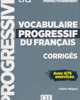 Vocabulaire progressif du français - Niveau perfectionnement - Corrigés - Nouvelle couverture