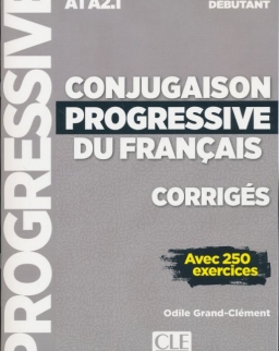 Conjugaison progressive du francais - Niveau débutant - Corrigés - Nouvelle couverture