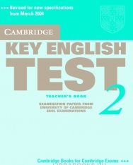 Cambridge Key English Test 2 Official Examination Past Papers 2nd Edition Teacher's Book