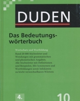 Das Bedeutungswörterbuch (4. Auflage) - Der Duden in 12 Bänden/Band 10
