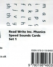 Read Write Inc. Phonics: Set 1 Speed Sound Cards (small size)