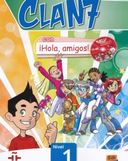 Clan 7 con Hola, amigos! nivel 1 Libro del alumno + CD-Rom