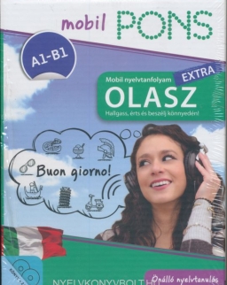 Pons Mobil nyelvtanfolyam Extra - Olasz A1-A2 Könyv + 2 CD