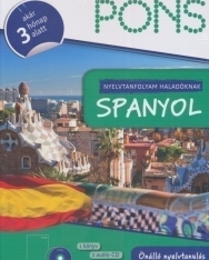 PONS Spanyol nyelvtanfolyam haladóknak (könyv+CD+letölthető hanganyag)
