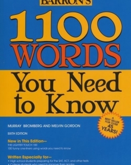 Barron's 1100 Words - You Need to Know - Sixth Edition