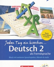 Jeden Tag ein bisschen Deutsch als Fremdsprache 2 - Block mit weiteren Sprachspielen, Rätselen & mehr