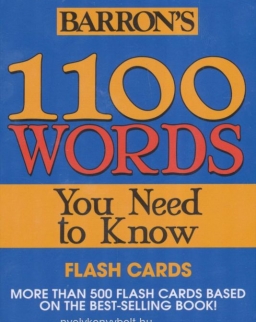 Barron's 1100 Words - You Need to Know - Flashcards