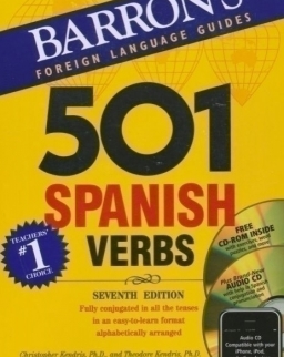 501 Spanish Verbs with audio CD and CD-ROM - Barron's Foreign Language Guides
