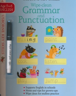 Wipe-Clean Grammar and Punctuation (Usborne Key Skills) Age 5 to 6
