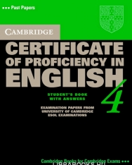 Cambridge Certificate of Proficiency in English 4 Official Examination Past Papers Student's Book with Answers and 2 Audio CDs Self-Study Pack