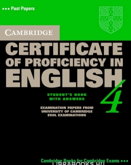 Cambridge Certificate of Proficiency in English 4 Official Examination Past Papers Student's Book with Answers and 2 Audio CDs Self-Study Pack