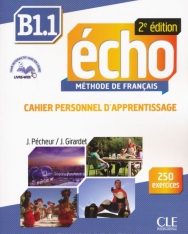 Écho B1.1 Méthode de francais 2eme édition - Cahier d'exercices + CD audio + Corrigés et transcriptions