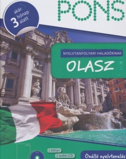 PONS Olasz nyelvtanfolyam haladóknak (könyv+CD+letölthető hanganyag)