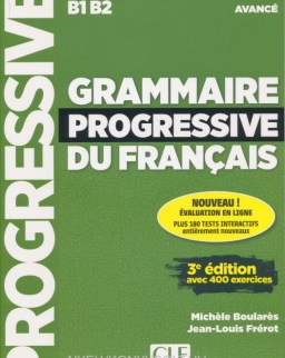 Grammaire progressive du français - Niveau avancé (B1/B2) - Livre + CD + Appli-web - 3eme édition