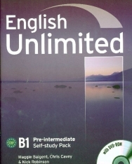 English Unlimited B1 Pre-Intermediate Self-Study Workbook Pack with Key and DVD-Rom