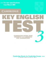 Cambridge Key English Test 3 Official Examination Past Papers 2nd Edition Student's Book