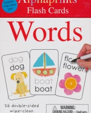 Alphaprints - Wipe Clean Flash Cards: Words