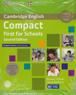Compact First for Schools Pack 2nd Edition - Student's Book without Answers with CD-ROM and Workbook with Audio CD