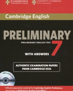 Cambridge Preliminary English Test 7 with Answers: Examination Papers from University of Cambridge ESOL Examinations