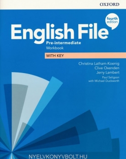 English File 4th Edition Pre-Intermediate Workbook with Key