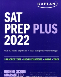 SAT Prep Plus 2022: 5 Practice Tests + Proven Strategies + Online + Video (Kaplan Test Prep)
