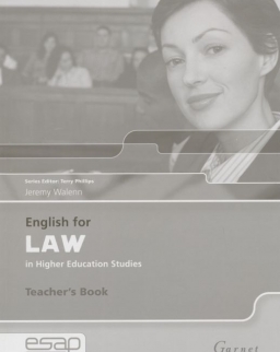 English for Law in Higher Education - Teacher's Book