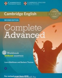 Cambridge english Complete Advanced Workbook without Answers with Audio CD 2nd edition 2015