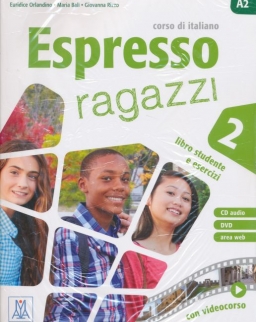 Espresso Ragazzi 2 Libro Studente e Esercizi con Videocorso DVD +CD Audio