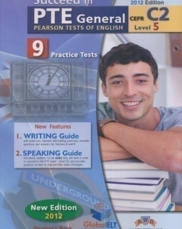 Succeed in PTE General Level 5 C2 - 9 Practice Tests - Self Study Edition (Student's Book, Self Study Guide and Audio MP3 CD)