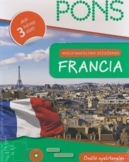 Pons Nyelvtanfolyam kezdőknek Francia (1 könyv + 4 Audio CD)